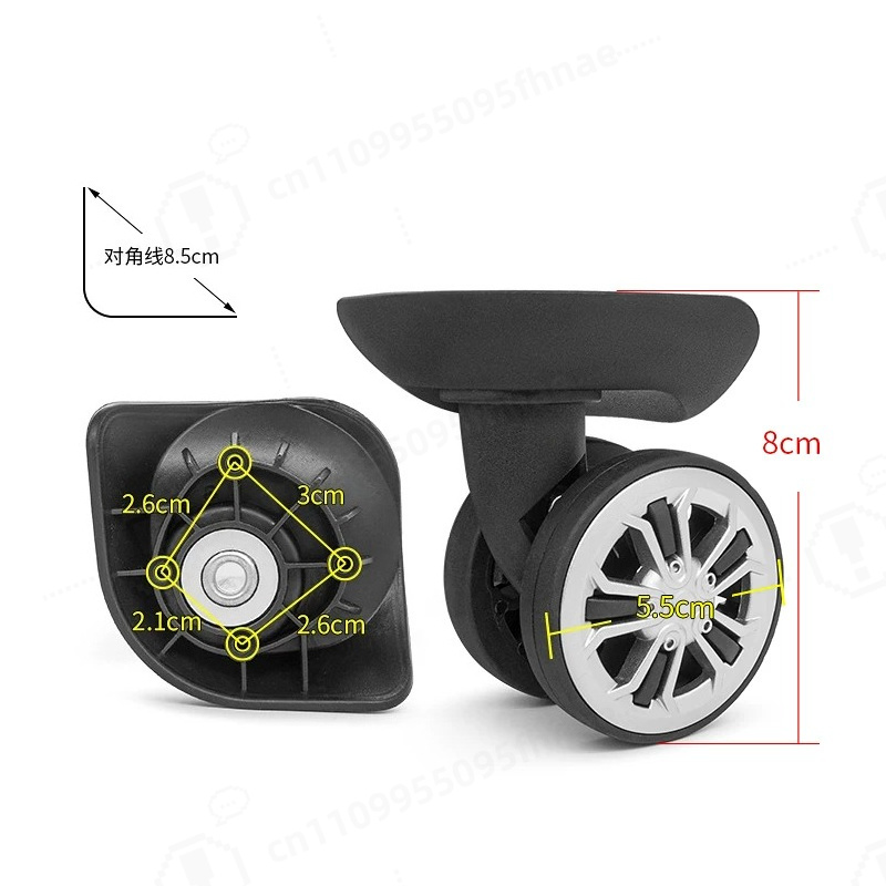 For Diplomat HLA-857 Replaceme - огляд і ціна Silent Replacement Luggage Wheels