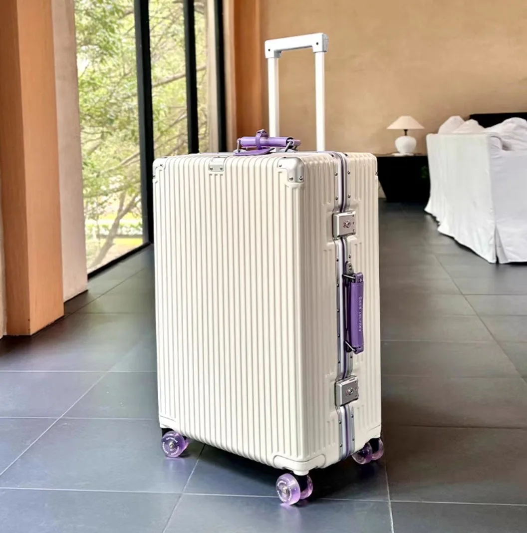 Aluminum Frame with Colorful S - огляд і ціна Aluminum Frame Carry On Luggage