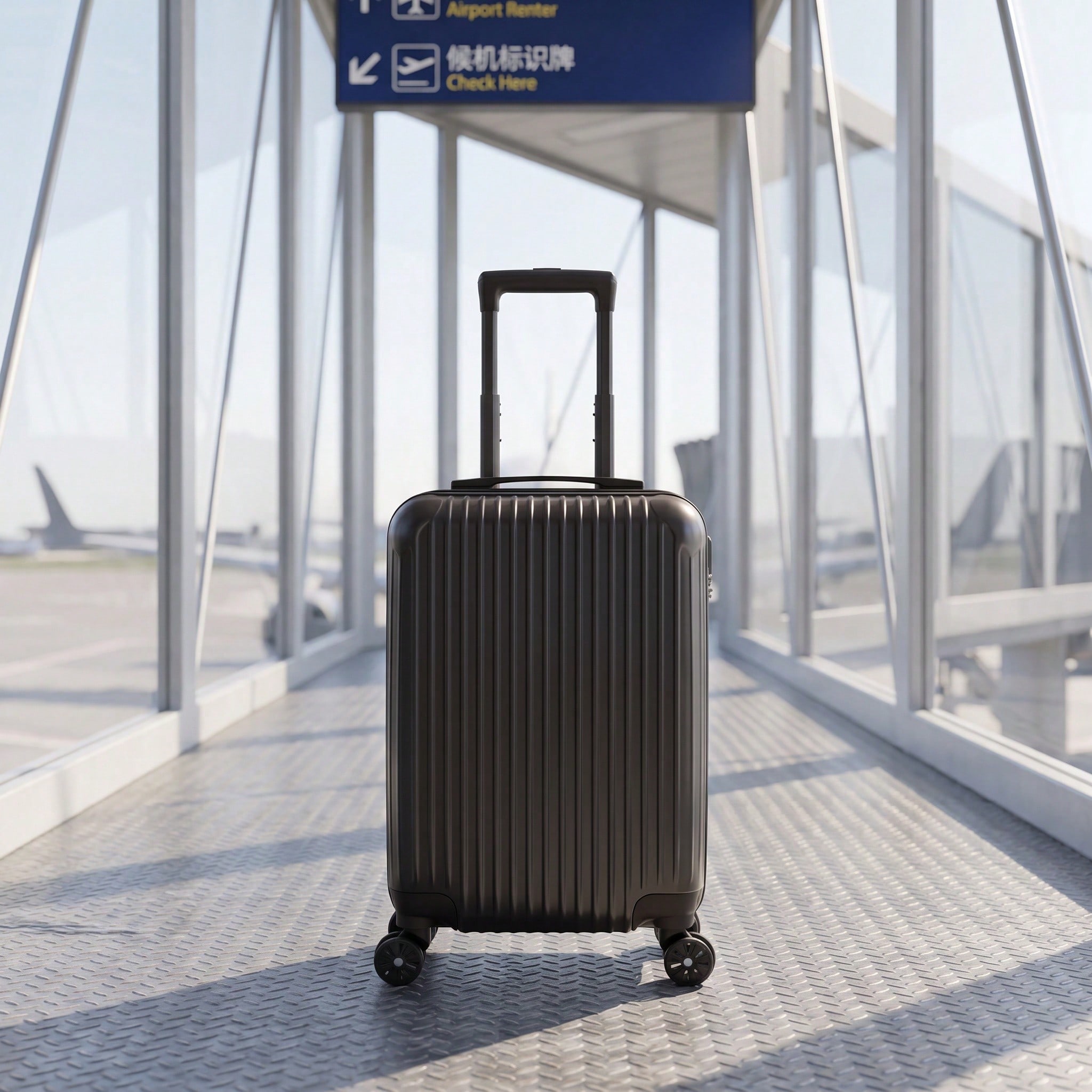 ABS Hard Shell Travel Luggage  - огляд і ціна Spinner Wheel Rolling Suitcase 20 Inch