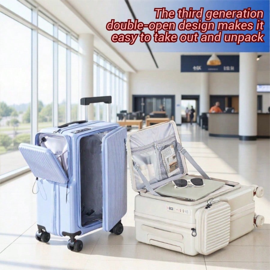 Brand‑New 20 Inch Side‑Opening - огляд і ціна Spinner Wheel Rolling Suitcase 20 Inch