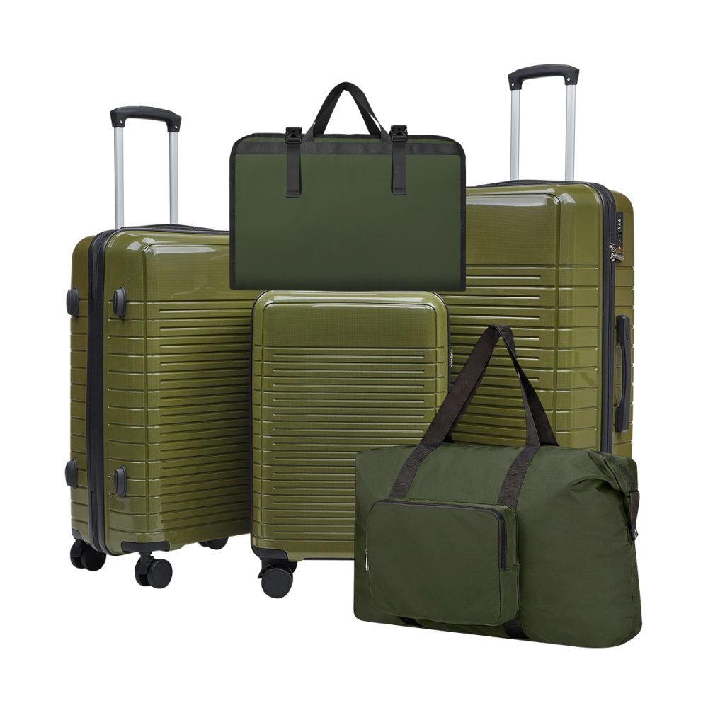 5 Piece PP Hard Shell Luggage  - огляд і ціна Foldable Rolling Luggage Bag