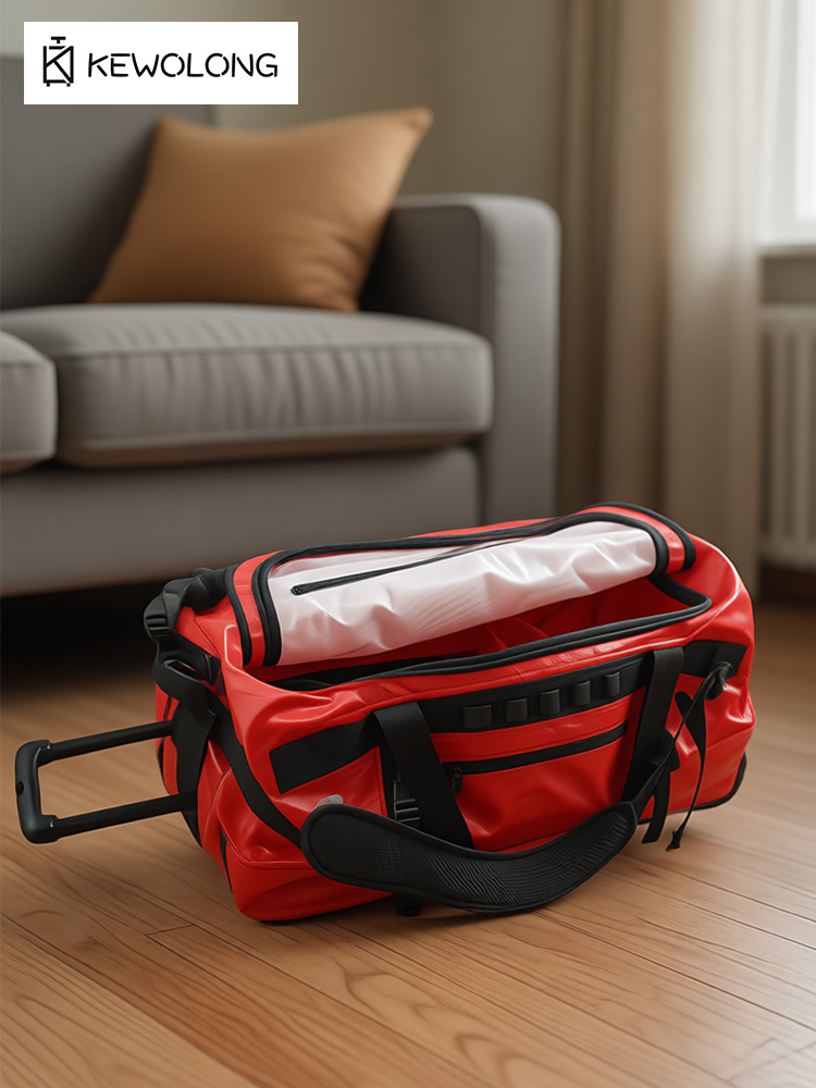 PVC Waterproof 90L Large Rolli - огляд і ціна Foldable Rolling Luggage Bag